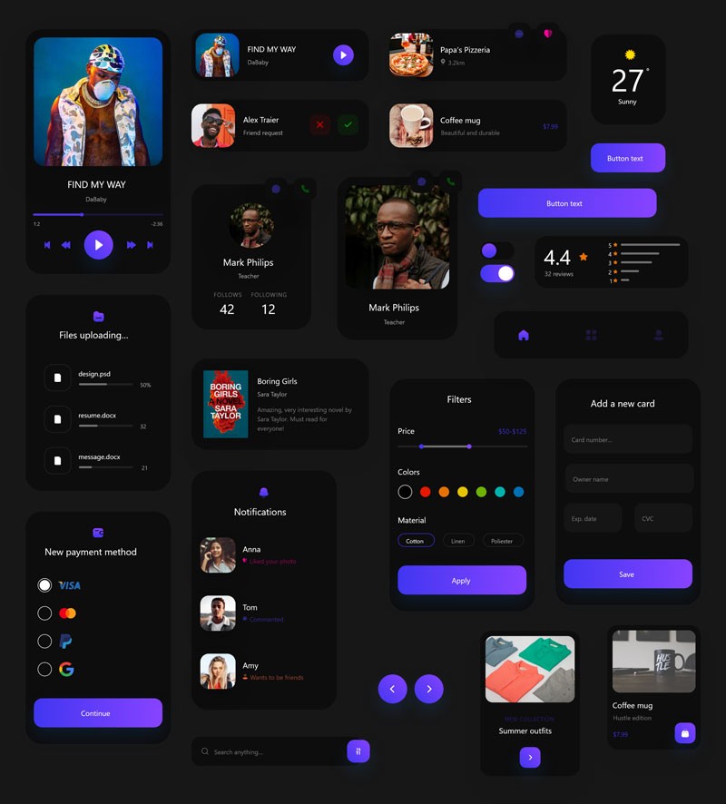 APP UIģ壬XD Sketch FigmaԴļ