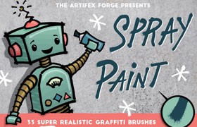 涂鸦喷漆AI、Affinity画笔工具