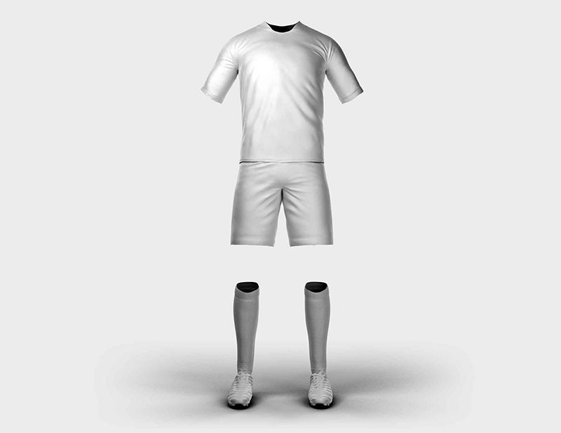 足球服装球衣模型样机PSD