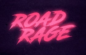 Road Rage 手写笔刷英文字体