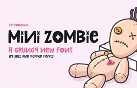 Mini Zombie有趣的英文字体