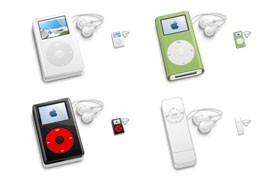 苹果iPod随身播放器ico图标