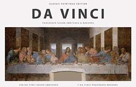 达芬奇（Da Vinci's）艺术油画Procreate笔刷