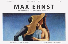 马克斯·恩斯特（Max Ernst）超现实主义油画Procreate笔刷