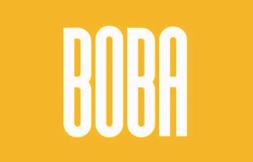 Boba时尚英文字体，免费可商用