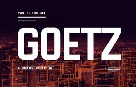 Goetz 无衬线英文字体，免费可商用
