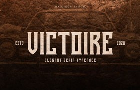 Victoire 复古风英文字体，免费可商用
