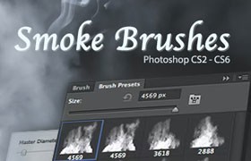 19个高质量的Photoshop烟雾笔刷