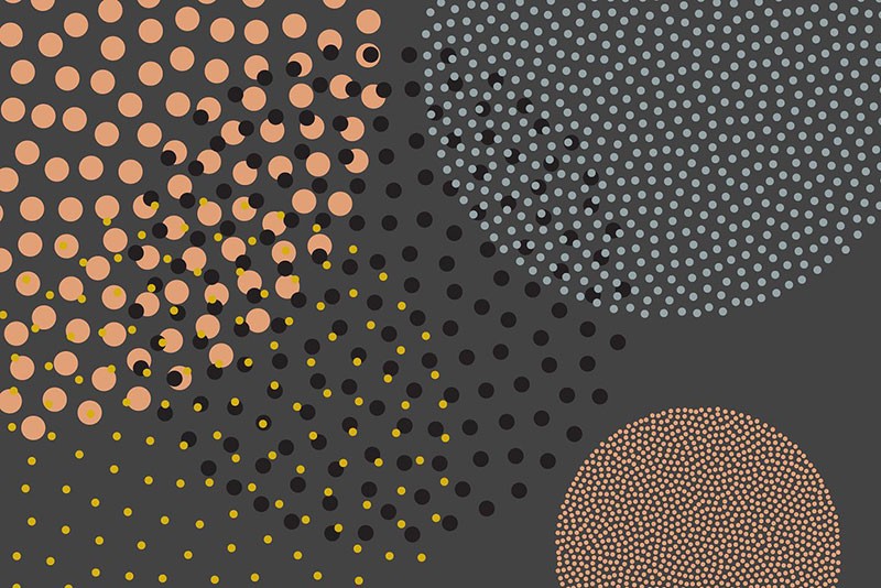 200种半色调圆形图案AI矢量素材