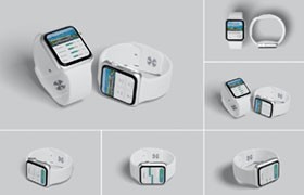 苹果手表 Smart Watch 样机PSD模板
