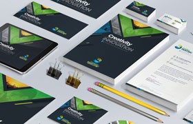 完整的商业品牌VI手册设计模板