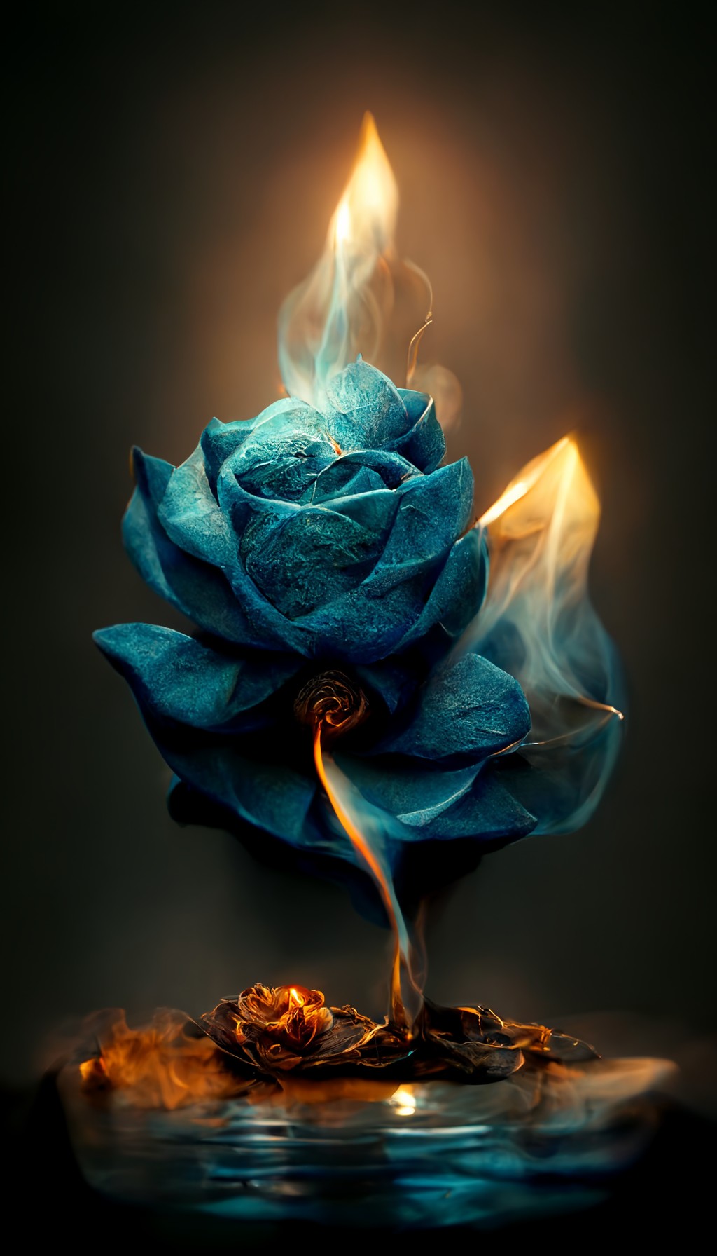 蓝玫瑰鲜花 — 图库矢量图像© Dr.PAS #84231796