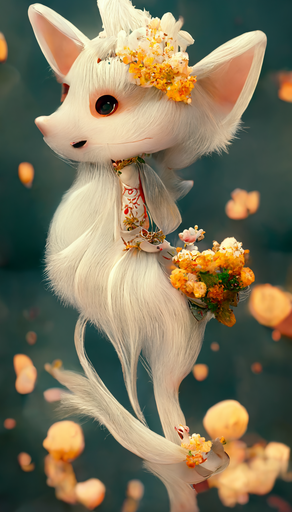 The Arctic fox, also known as the white fox, polar fox, or snow fox, is ...