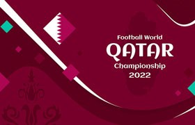 2022卡塔尔世界杯宣传素材，AI源文件