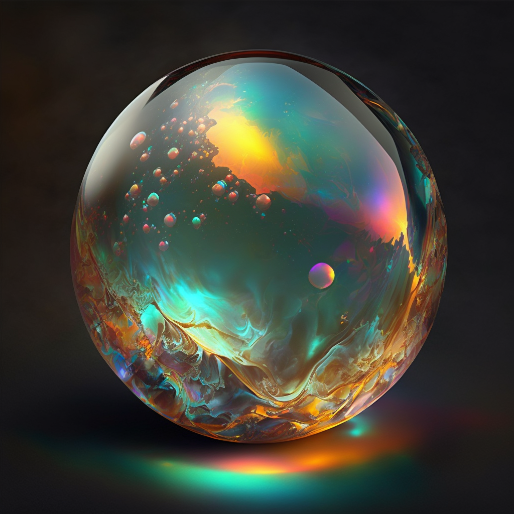 透明玻璃球装饰 · 免费素材图片