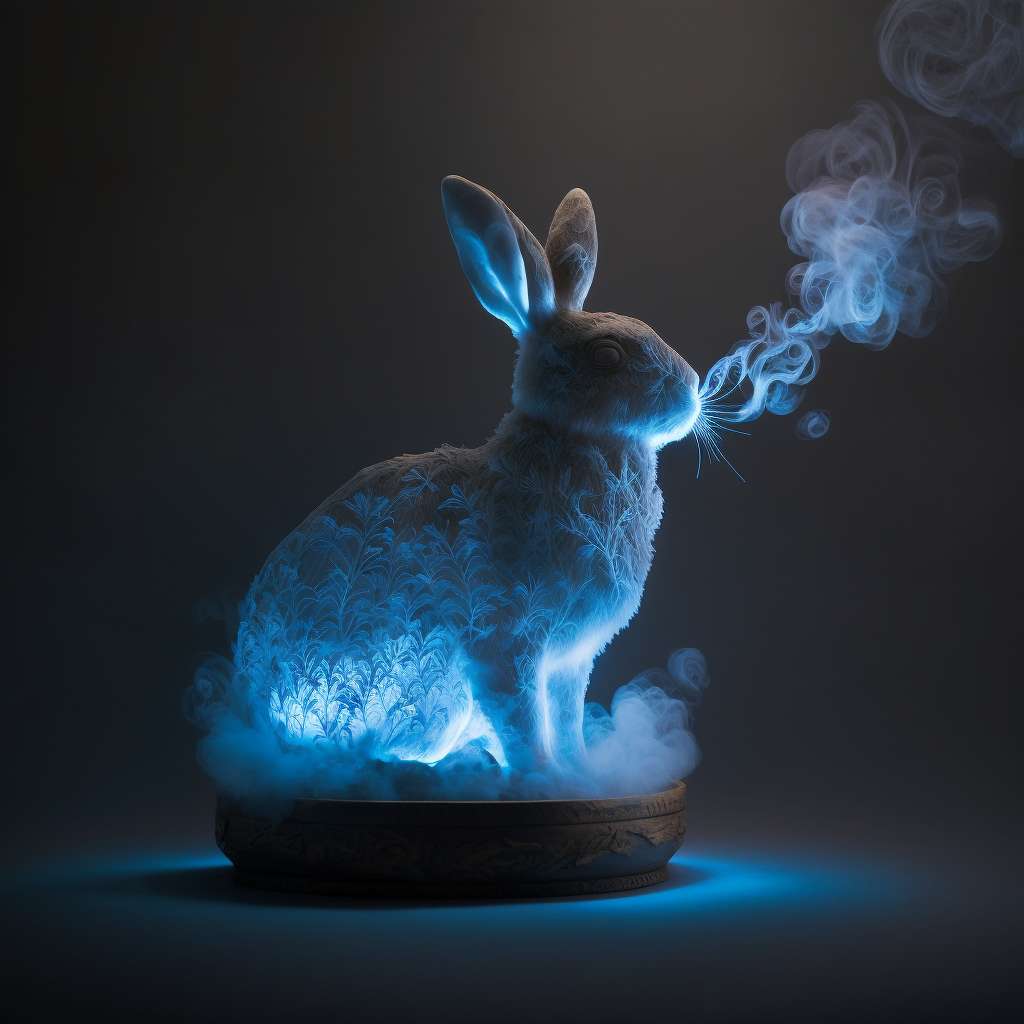 烟雾版十二生肖 兔