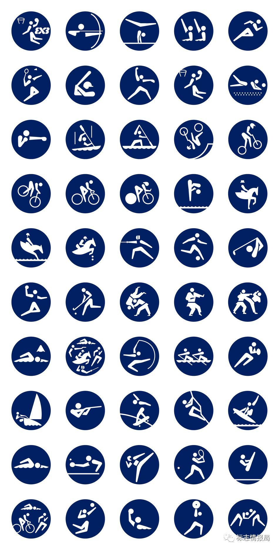 东京奥运会体育图标正式发布（附历届图标）