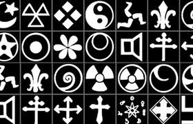 25种特殊符号PS形状，CSH格式