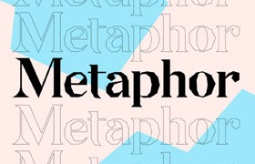 Metaphor 英文字体，免费商用字体