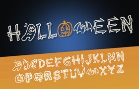 PW Halloween 万圣节图形字体