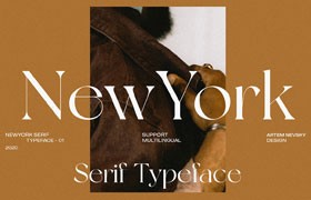 NewYork 时尚英文字体，免费可商用