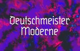 Deutschmeister Moderne 可商用英文字体