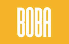 Boba时尚英文字体，免费可商用