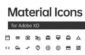 Material Design 安卓系统图标，XD源文件