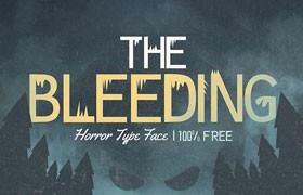 The Bleeding 恐怖英文字体