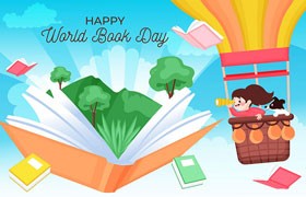  8 creative illustrations for World Book Day, AI source files