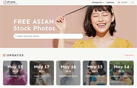 xFrame：可商用的亚洲人图库
