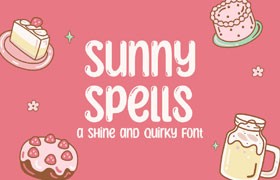 Sunny Spells 儿童英文字体，免费可商用
