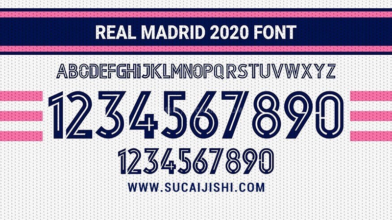 皇家马德里2009-2023赛季球衣字体合集