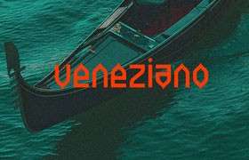 Veneziano装饰英文字体，免费可商用