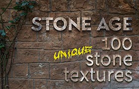100种高清石头砖墙纹理背景图片素材TIF