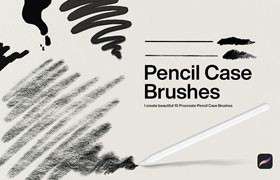 10个素描铅笔质感Procreate笔刷