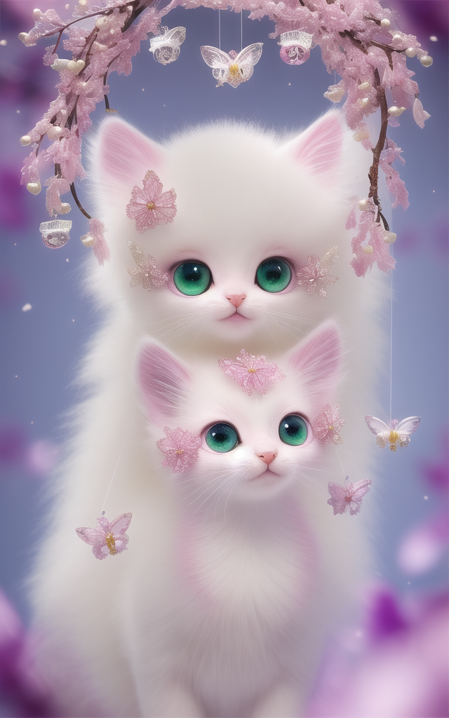 小白猫•可爱甜美