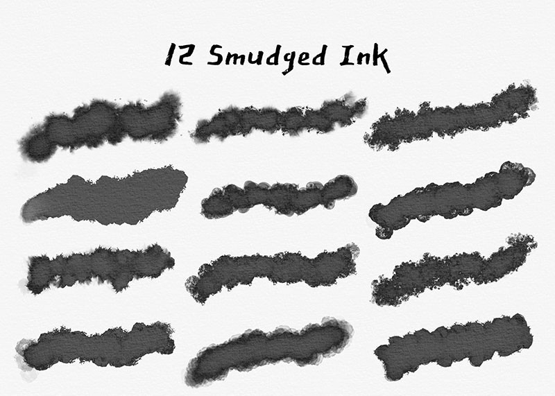 Procreate日式水墨效果笔刷套装 - 笔刷下载 - 素材集市