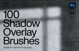100个光影阴影叠加效果Photoshop笔刷