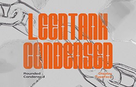 Leentank Condensed 现代时尚英文字体