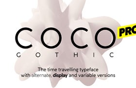 Coco Gothic时尚现代英文字体