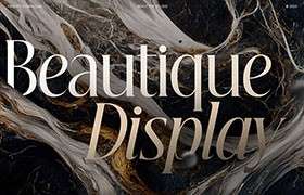Beautique Display古典英文衬线字体，免费可商用