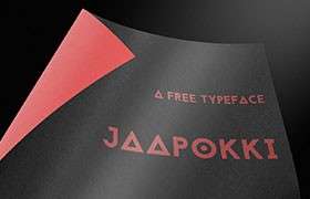 Jaapokki现代感英文字体，免费可商用