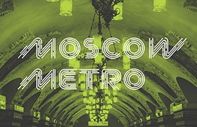 Moscow Metro动感线条英文字体，免费可商用