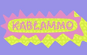 Kablammo孟菲斯风格英文字体，免费可商用