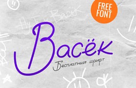 Васёк (Vasek)自然的手写字体，免费可商用