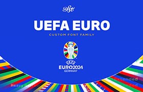  2024 European Cup customized font UEFA Euro