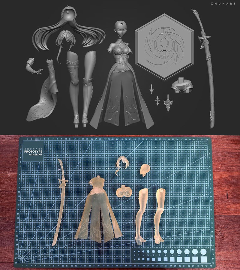 ��������е� Acheron ����3Dģ��