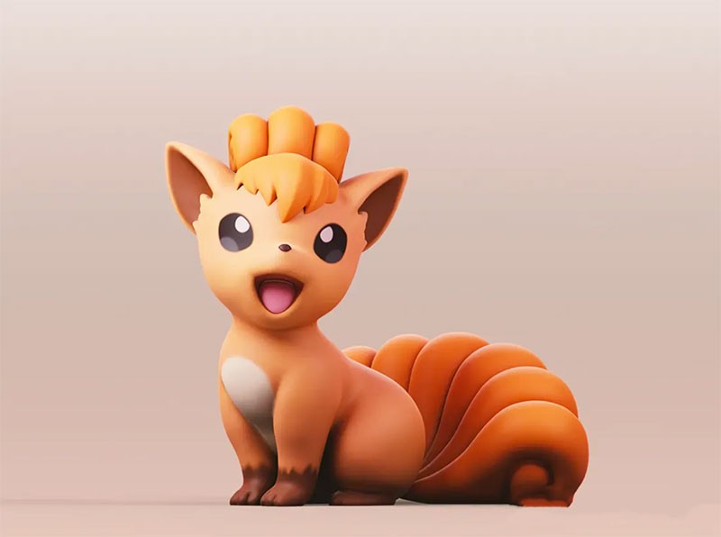 β Vulpix stl