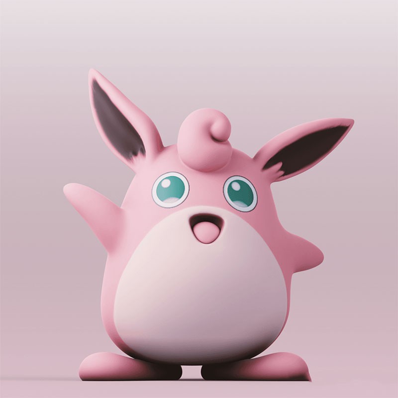 Wigglytuff ʲ stl